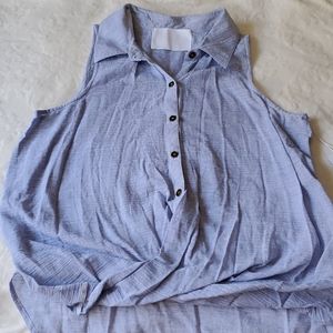 Blue stripped Tank Top